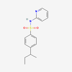 molecular formula C15H18N2O2S B4472754 4-sec-butyl-N-2-pyridinylbenzenesulfonamide 