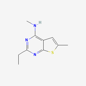 2-ethyl-N,6-dimethylthieno[2,3-d]pyrimidin-4-amine