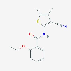 N-(3-cyano-4,5-dimethylthiophen-2-yl)-2-ethoxybenzamide