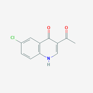 3-acetyl-6-chloroquinolin-4(1H)-one