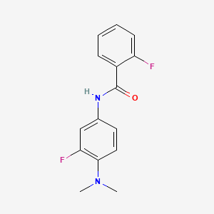 N-[4-(dimethylamino)-3-fluorophenyl]-2-fluorobenzamide