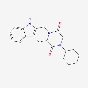 6-cyclohexyl-3,6,17-triazatetracyclo[8.7.0.03,8.011,16]heptadeca-1(10),11,13,15-tetraene-4,7-dione