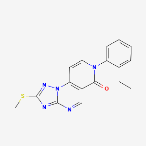 7-(2-ethylphenyl)-2-(methylsulfanyl)pyrido[3,4-e][1,2,4]triazolo[1,5-a]pyrimidin-6(7H)-one