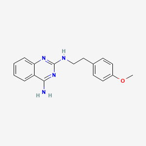 molecular formula C17H18N4O B4473048 N~2~-[2-(4-methoxyphenyl)ethyl]-2,4-quinazolinediamine 