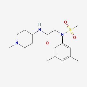 N~2~-(3,5-dimethylphenyl)-N~1~-(1-methyl-4-piperidinyl)-N~2~-(methylsulfonyl)glycinamide