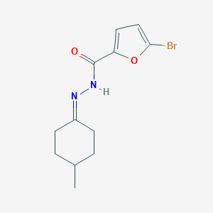 molecular formula C12H15BrN2O2 B447308 5-bromo-N'-(4-methylcyclohexylidene)furan-2-carbohydrazide 