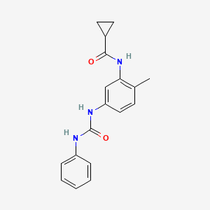 N-{5-[(anilinocarbonyl)amino]-2-methylphenyl}cyclopropanecarboxamide