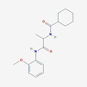 N-{2-[(2-methoxyphenyl)amino]-1-methyl-2-oxoethyl}cyclohexanecarboxamide