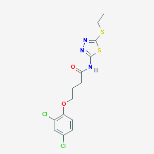 4-(2,4-dichlorophenoxy)-N-[5-(ethylsulfanyl)-1,3,4-thiadiazol-2-yl]butanamide