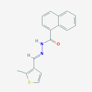 N'-[(2-methyl-3-thienyl)methylene]-1-naphthohydrazide
