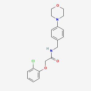 molecular formula C19H21ClN2O3 B4473285 2-(2-chlorophenoxy)-N-[4-(4-morpholinyl)benzyl]acetamide 