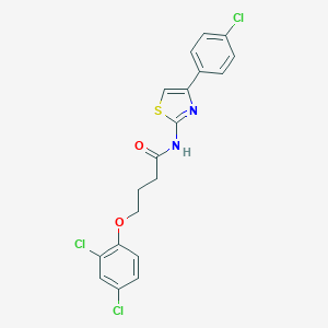 N-[4-(4-chlorophenyl)-1,3-thiazol-2-yl]-4-(2,4-dichlorophenoxy)butanamide