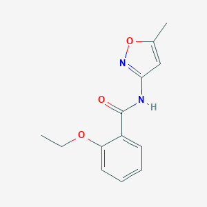 molecular formula C13H14N2O3 B447332 2-ethoxy-N-(5-methyl-1,2-oxazol-3-yl)benzamide CAS No. 346719-82-2