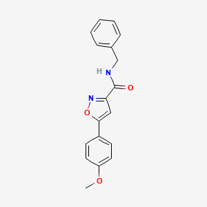 N-benzyl-5-(4-methoxyphenyl)-3-isoxazolecarboxamide