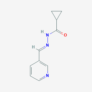 molecular formula C10H11N3O B447338 N'-(3-pyridinylmethylene)cyclopropanecarbohydrazide 