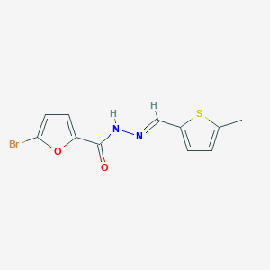 5-bromo-N'-[(5-methyl-2-thienyl)methylene]-2-furohydrazide