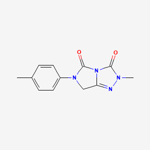 2-methyl-6-(4-methylphenyl)-6,7-dihydro-3H-imidazo[5,1-c][1,2,4]triazole-3,5(2H)-dione