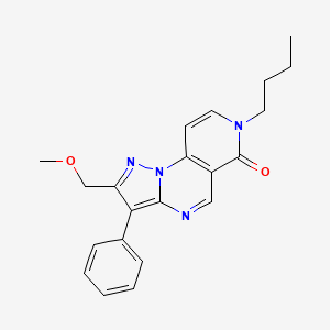 7-butyl-2-(methoxymethyl)-3-phenylpyrazolo[1,5-a]pyrido[3,4-e]pyrimidin-6(7H)-one