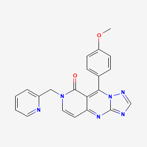 9-phenyl-7-pyridin-2-ylpyrido[4,3-d][1,2,4]triazolo[1,5-a]pyrimidin-8(7H)-one