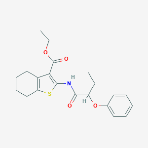 Ethyl 2-[(2-phenoxybutanoyl)amino]-4,5,6,7-tetrahydro-1-benzothiophene-3-carboxylate