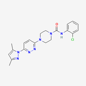 N-(2-chlorophenyl)-4-[6-(3,5-dimethyl-1H-pyrazol-1-yl)-3-pyridazinyl]-1-piperazinecarboxamide