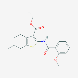 Ethyl 2-[(2-methoxybenzoyl)amino]-6-methyl-4,5,6,7-tetrahydro-1-benzothiophene-3-carboxylate