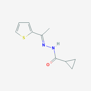 molecular formula C10H12N2OS B447366 N'-[1-(2-thienyl)ethylidene]cyclopropanecarbohydrazide 