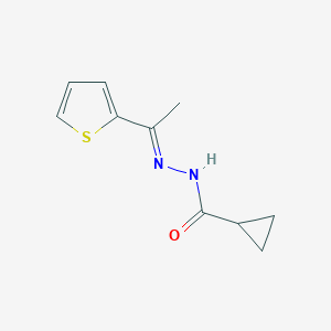 N'-[1-(2-thienyl)ethylidene]cyclopropanecarbohydrazide