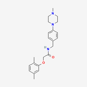 2-(2,5-dimethylphenoxy)-N-[4-(4-methyl-1-piperazinyl)benzyl]acetamide