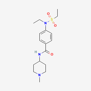 4-(N-ETHYLETHANESULFONAMIDO)-N-(1-METHYLPIPERIDIN-4-YL)BENZAMIDE