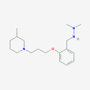 1-(3-{2-[(2,2-dimethylhydrazino)methyl]phenoxy}propyl)-3-methylpiperidine