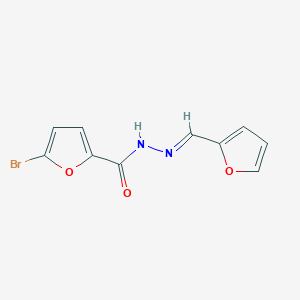 molecular formula C10H7BrN2O3 B447381 5-bromo-N'-(2-furylmethylene)-2-furohydrazide 
