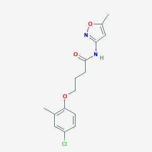 4-(4-chloro-2-methylphenoxy)-N-(5-methyl-1,2-oxazol-3-yl)butanamide