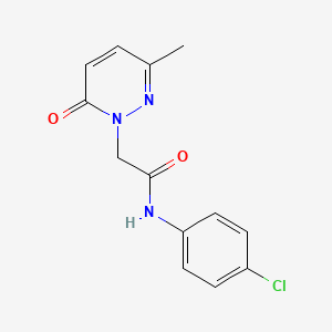 N-(4-chlorophenyl)-2-(3-methyl-6-oxopyridazin-1(6H)-yl)acetamide