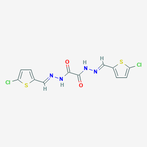 N'~1~,N'~2~-bis[(5-chloro-2-thienyl)methylene]ethanedihydrazide