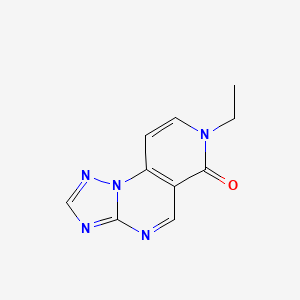 molecular formula C10H9N5O B4473985 7-ethylpyrido[3,4-e][1,2,4]triazolo[1,5-a]pyrimidin-6(7H)-one 