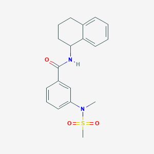 3-(N-METHYLMETHANESULFONAMIDO)-N-(1,2,3,4-TETRAHYDRONAPHTHALEN-1-YL)BENZAMIDE