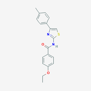4-ethoxy-N-[4-(4-methylphenyl)-1,3-thiazol-2-yl]benzamide