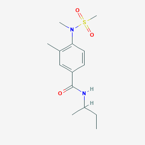 N-(BUTAN-2-YL)-3-METHYL-4-(N-METHYLMETHANESULFONAMIDO)BENZAMIDE