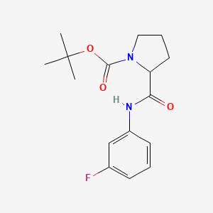 Tert-butyl 2-[(3-fluorophenyl)carbamoyl]pyrrolidine-1-carboxylate