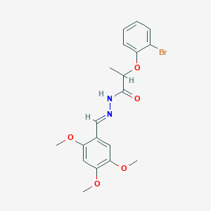 2-(2-bromophenoxy)-N'-(2,4,5-trimethoxybenzylidene)propanohydrazide