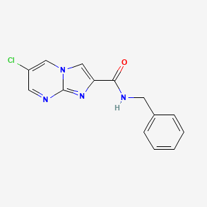 N-benzyl-6-chloroimidazo[1,2-a]pyrimidine-2-carboxamide