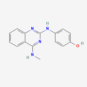 4-{[4-(methylamino)-2-quinazolinyl]amino}phenol