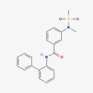 N-2-biphenylyl-3-[methyl(methylsulfonyl)amino]benzamide