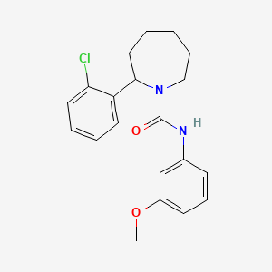 2-(2-chlorophenyl)-N-(3-methoxyphenyl)azepane-1-carboxamide