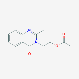 2-(2-methyl-4-oxo-3(4H)-quinazolinyl)ethyl acetate