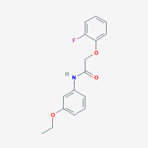 N-(3-ethoxyphenyl)-2-(2-fluorophenoxy)acetamide