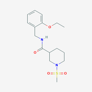 N-[(2-ETHOXYPHENYL)METHYL]-1-METHANESULFONYLPIPERIDINE-3-CARBOXAMIDE