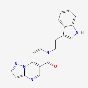 7-[2-(1H-indol-3-yl)ethyl]pyrazolo[1,5-a]pyrido[3,4-e]pyrimidin-6(7H)-one