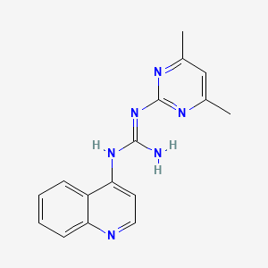 N-(4,6-DIMETHYL-2-PYRIMIDINYL)-N'-(4-QUINOLYL)GUANIDINE